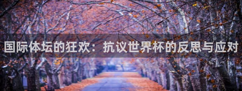 世界杯比赛直播：国际体坛的狂欢：抗议世界杯的反思与应对